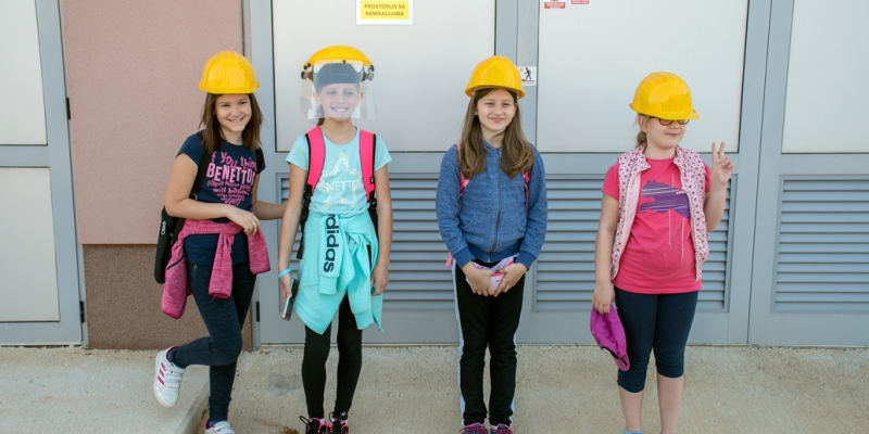 Pulski osnovnoškolci posjetili pročistač na Marleri