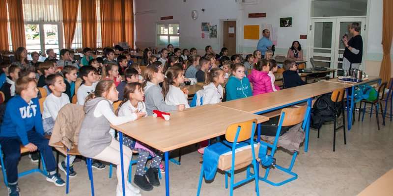 Prezentacija edukativnih slikovnica Hrvatskih voda u školi u Medulinu i Ližnjanu