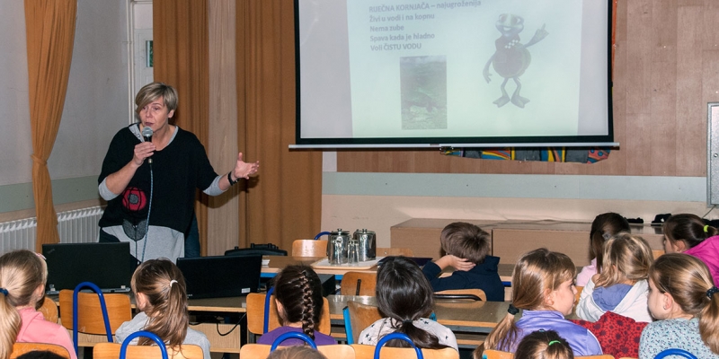 Prezentacija edukativnih slikovnica Hrvatskih voda u školi u Medulinu i Ližnjanu