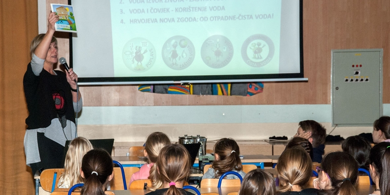 Prezentacija edukativnih slikovnica Hrvatskih voda u školi u Medulinu i Ližnjanu