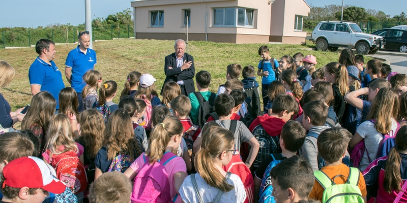 Pulski osnovnoškolci posjetili pročistač na Marleri