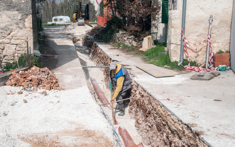 U Medulinu se paralelno sa kanalizacijom gradi i nova vodovodna mreža
